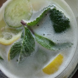 Cucumber and Honeydew Mocktail