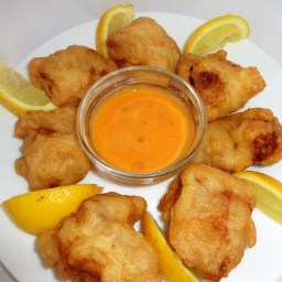Beer Batter Fish Nuggets.